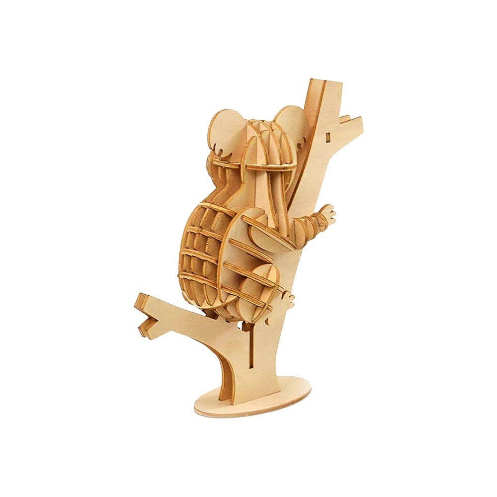 3d Wooden Puzzle Animal Assembly Decoration Kit