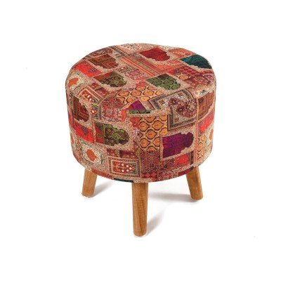 Printed Ottoman Upholster Foam Pouffes