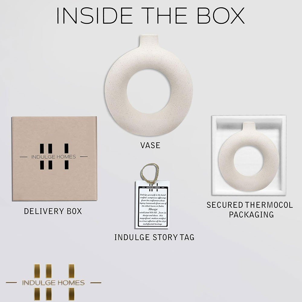 Vibein Ceramic Vases for Home Decor