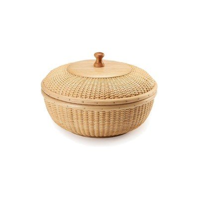 Teng Jin Nantucket Round Handicraft Basket