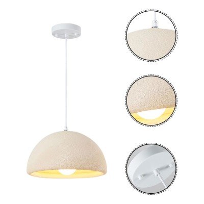 Polystyrene Glass Pendant Lamp Northern Hanging